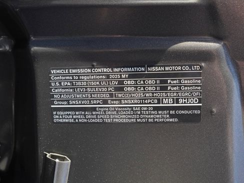 New 2025 Nissan Altima 2.5 SR image 25