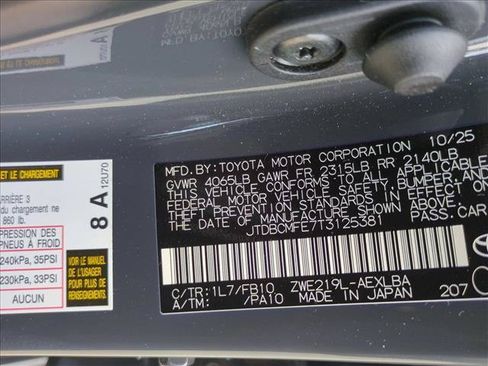 Certified 2026 Toyota Corolla LE FWD image 15