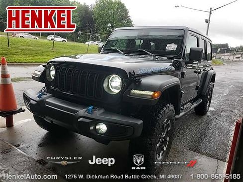 Used 2024 Jeep Wrangler Unlimited Rubicon 4xe w/ Technology Group AWD/4WD image 1