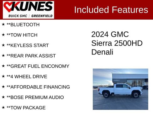 Used 2024 GMC Sierra 2500 Denali AWD/4WD image 3
