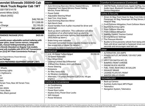 New 2025 Chevrolet Silverado 3500 W/T w/ WT Convenience Package AWD/4WD image 21