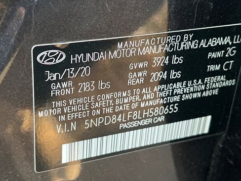 Used 2020 Hyundai Elantra SEL w/ Cargo Package (C1) image 40