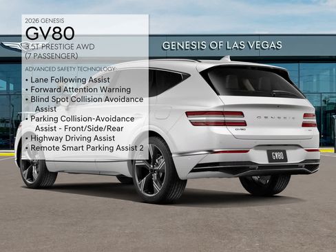 New 2026 Genesis GV80 3.5T Prestige AWD/4WD image 7