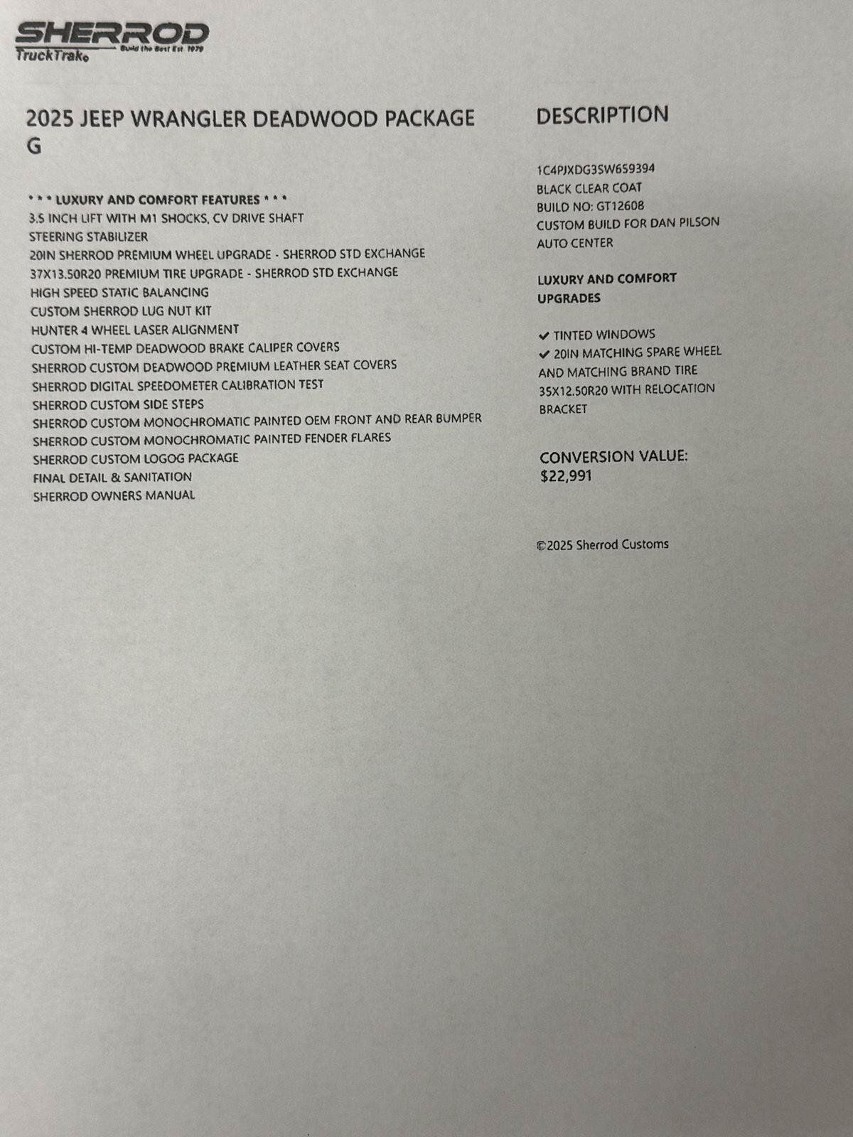 New 2025 Jeep Wrangler Unlimited Sport AWD/4WD image 47