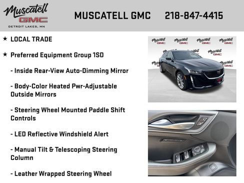 Used 2020 Cadillac CT5 Premium Luxury w/ Climate Package AWD/4WD image 6