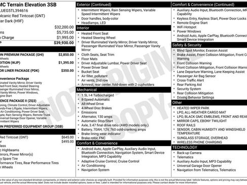 New 2026 GMC Terrain Elevation w/ Elevation Premium Package image 50