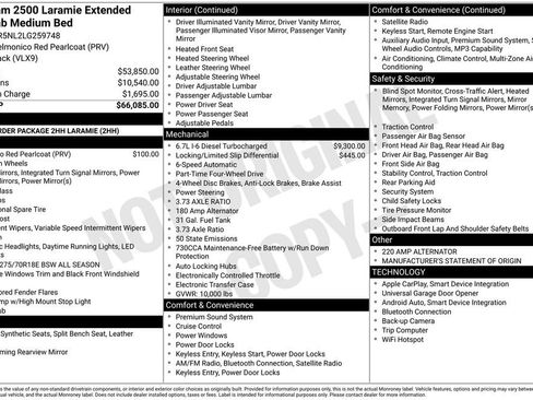 Used 2020 RAM 2500 Laramie image 41