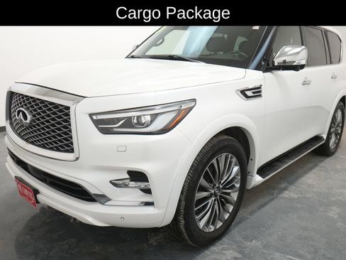 Used 2021 INFINITI QX80 Sensory w/ Cargo Package AWD/4WD image 3