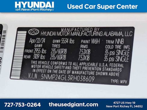 Used 2024 Hyundai Santa Fe SEL FWD image 43