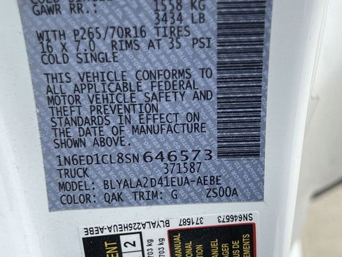 Certified 2025 Nissan Frontier S w/ S Utility Package image 16