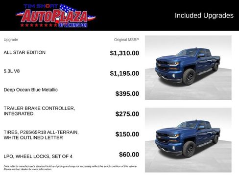 Used 2016 Chevrolet Silverado 1500 LT w/ All Star Edition AWD/4WD image 17