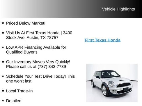 Used 2013 MINI Cooper S FWD image 10