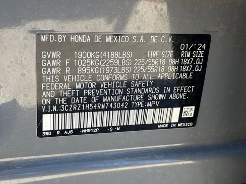 Certified 2024 Honda HR-V Sport image 29