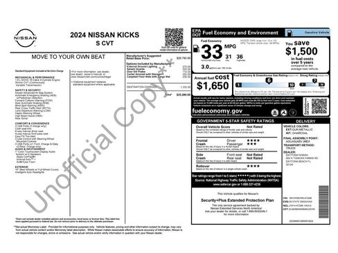 Used 2024 Nissan Kicks S image 8