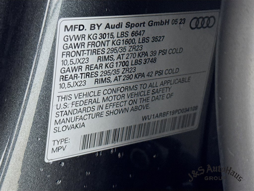 Used 2023 Audi RS Q8 w/ Black Optic Package AWD/4WD image 40