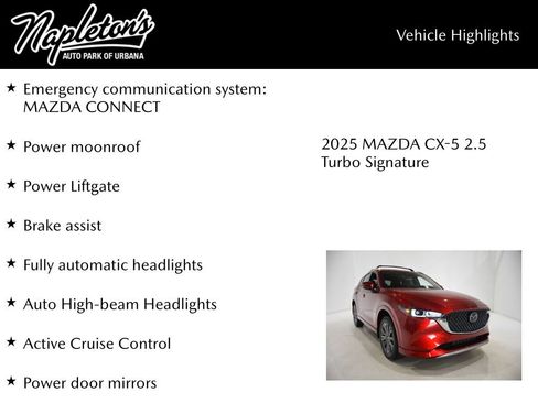 New 2025 MAZDA CX-5 Signature AWD/4WD image 16