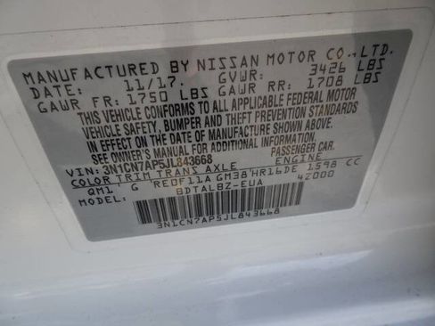 Used 2018 Nissan Versa SV image 33