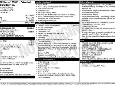 Used 2023 GMC Sierra 1500 Pro w/ Convenience Package image 5