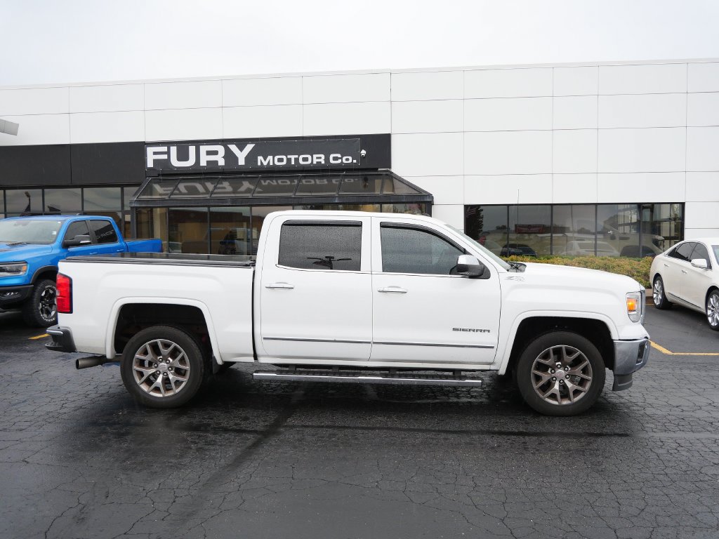 Used 2015 GMC Sierra 1500 SLT w/ SLT Crew Cab Value Package AWD/4WD image 1
