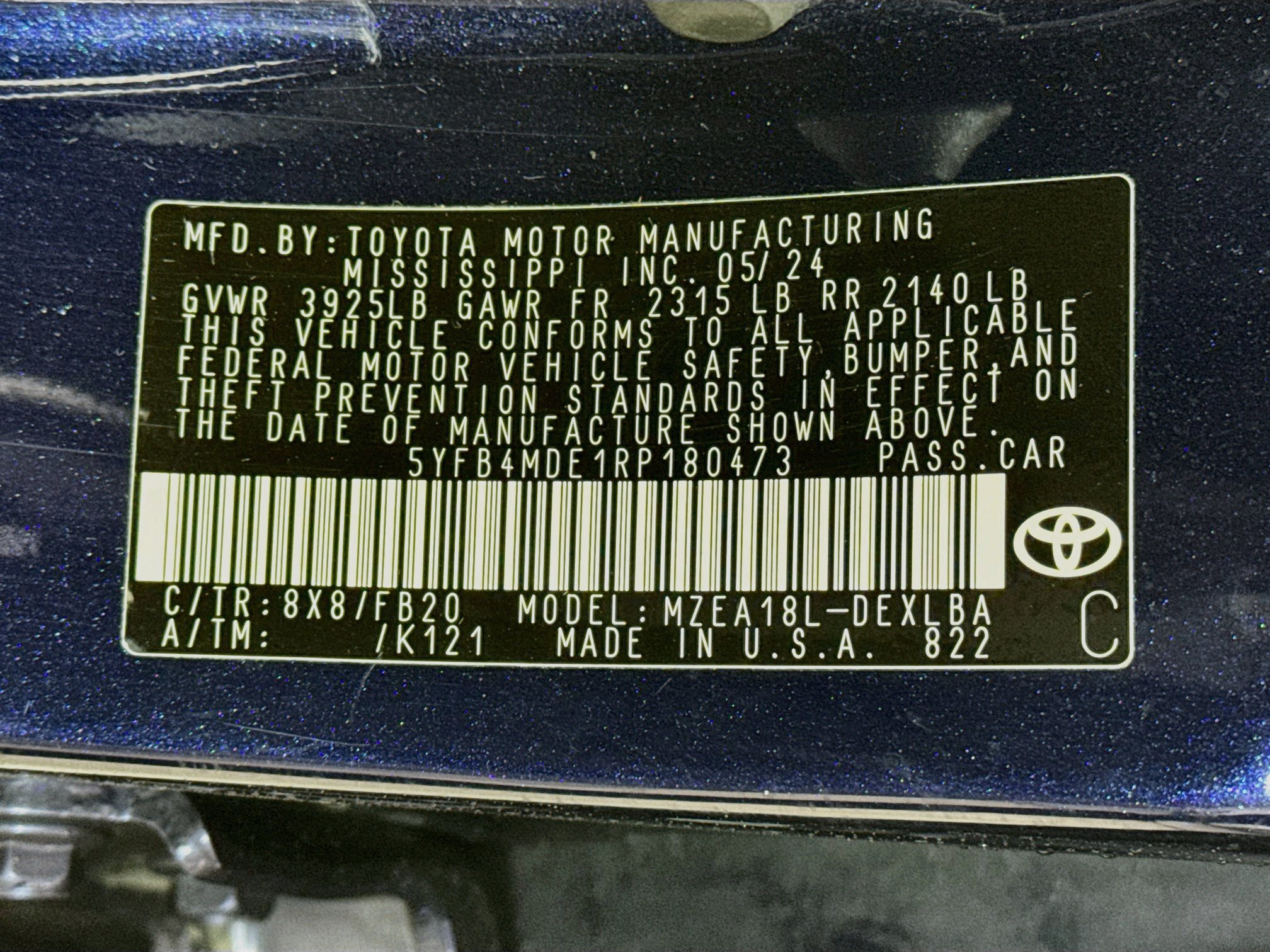 Certified 2024 Toyota Corolla LE FWD image 31