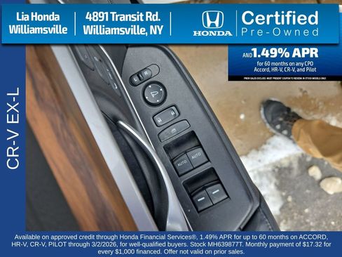 Certified 2021 Honda CR-V EX-L image 11