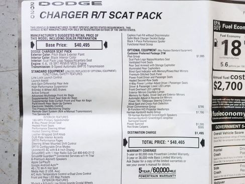 Used 2020 Dodge Charger Scat Pack w/ Plus Group image 2