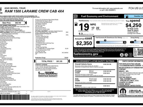 Used 2020 RAM 1500 Laramie w/ Off Road Group image 4