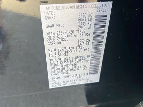 Used 2023 Nissan Pathfinder Platinum AWD/4WD image 46