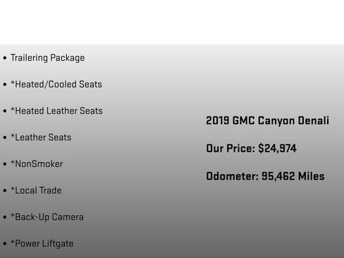 Used 2019 GMC Canyon Denali AWD/4WD image 18