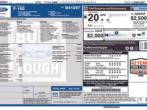 Used 2020 Ford F150 XL w/ Equipment Group 101A Mid AWD/4WD image 38