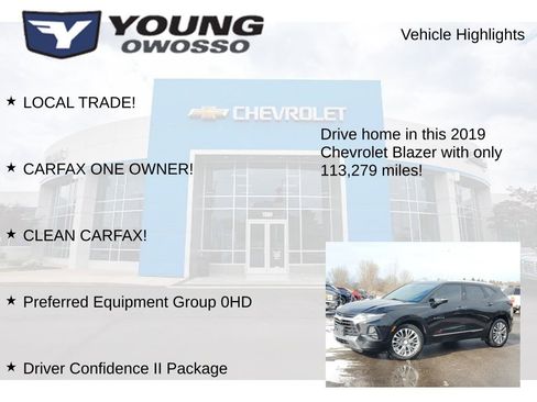 Used 2019 Chevrolet Blazer Premier w/ Driver Confidence II Package image 7