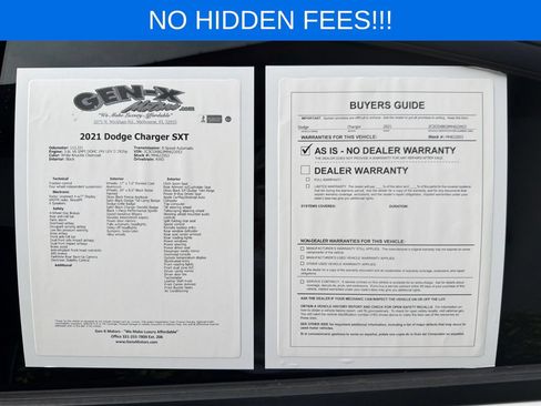 Used 2021 Dodge Charger SXT w/ Blacktop Package RWD image 35