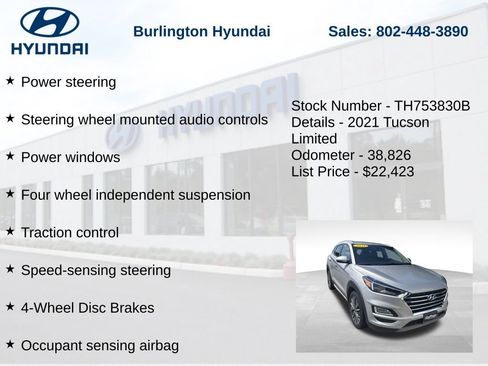 Used 2021 Hyundai Tucson Limited AWD/4WD image 10