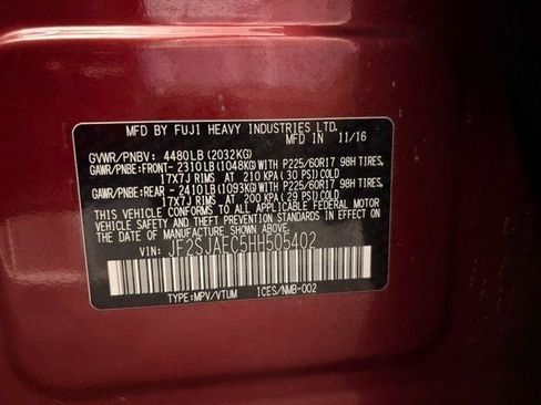 Used 2017 Subaru Forester 2.5i Premium w/ Popular Package #2A AWD/4WD image 17