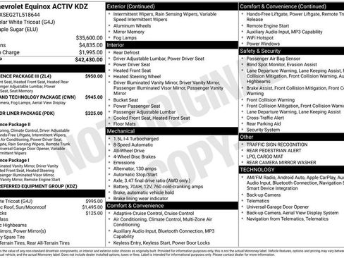 New 2026 Chevrolet Equinox ACTIV w/ Convenience Package III AWD/4WD image 11