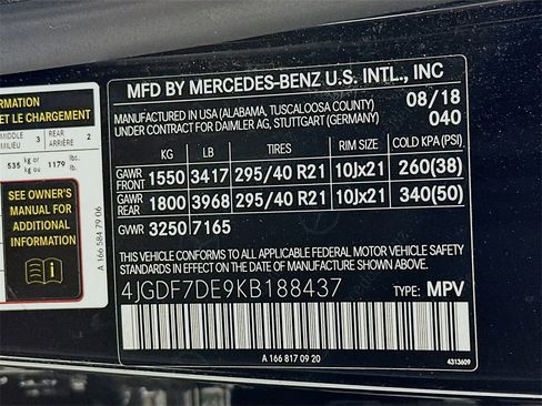 Certified 2019 Mercedes-Benz GLS 550 4MATIC image 34
