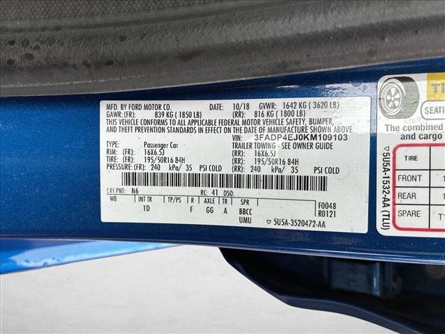 Used 2019 Ford Fiesta SE FWD image 15