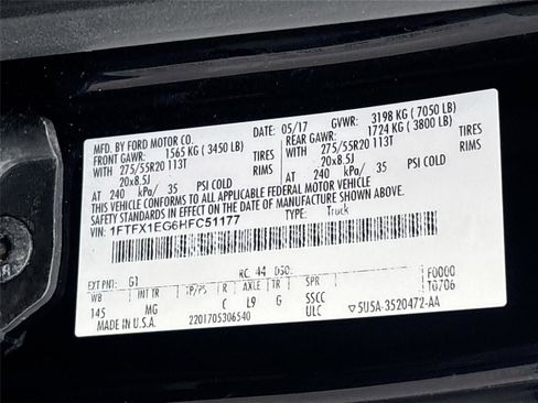 Used 2017 Ford F150 XLT w/ Equipment Group 302A Luxury image 34