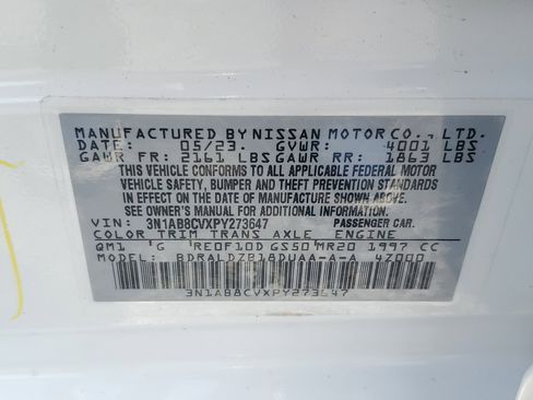 Certified 2023 Nissan Sentra SV w/ All-Weather Package FWD image 24