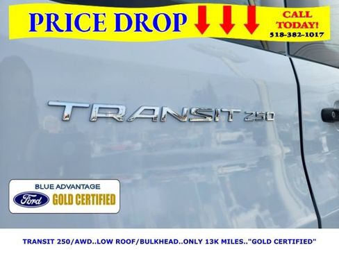 Certified 2024 Ford Transit 250 Low Roof AWD w/ Exterior Upgrade Package image 18