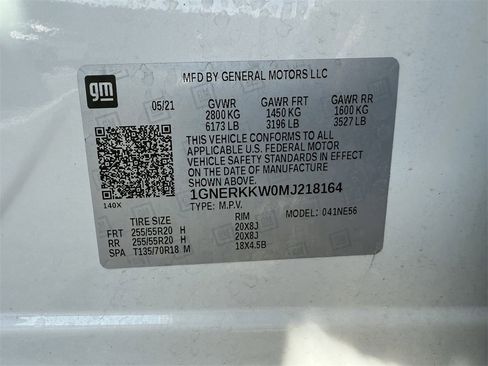 Used 2021 Chevrolet Traverse Premier w/ LPO, Floor Liner Package image 28