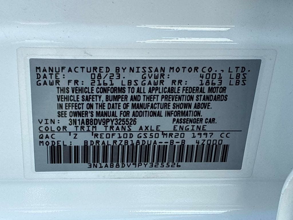 Certified 2023 Nissan Sentra SR w/ Electronics Package FWD image 21