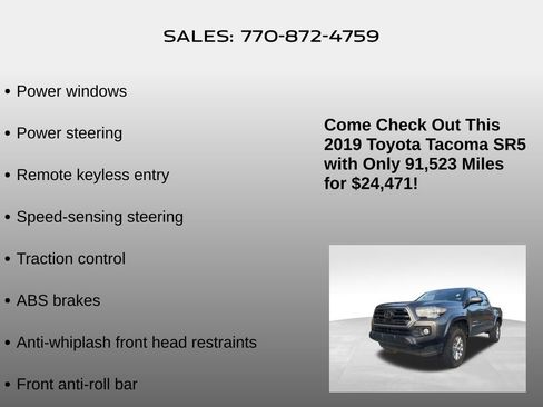 Used 2019 Toyota Tacoma SR5 image 10