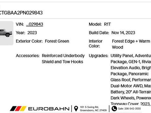 Used 2023 Rivian R1T Adventure Dual AWD/4WD image 36