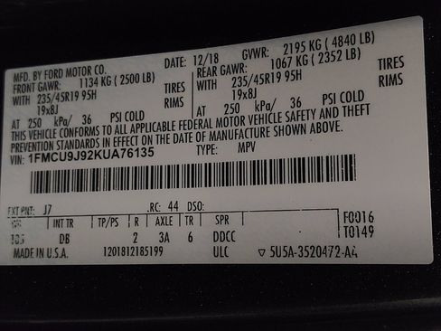 Used 2019 Ford Escape Titanium AWD/4WD image 33