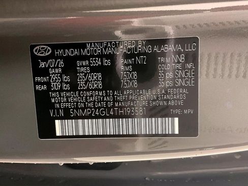 New 2026 Hyundai Santa Fe SEL image 13