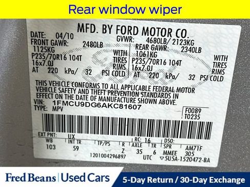 Used 2010 Ford Escape XLT AWD/4WD image 34