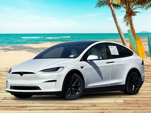 Used 2022 Tesla Model X AWD/4WD image 2