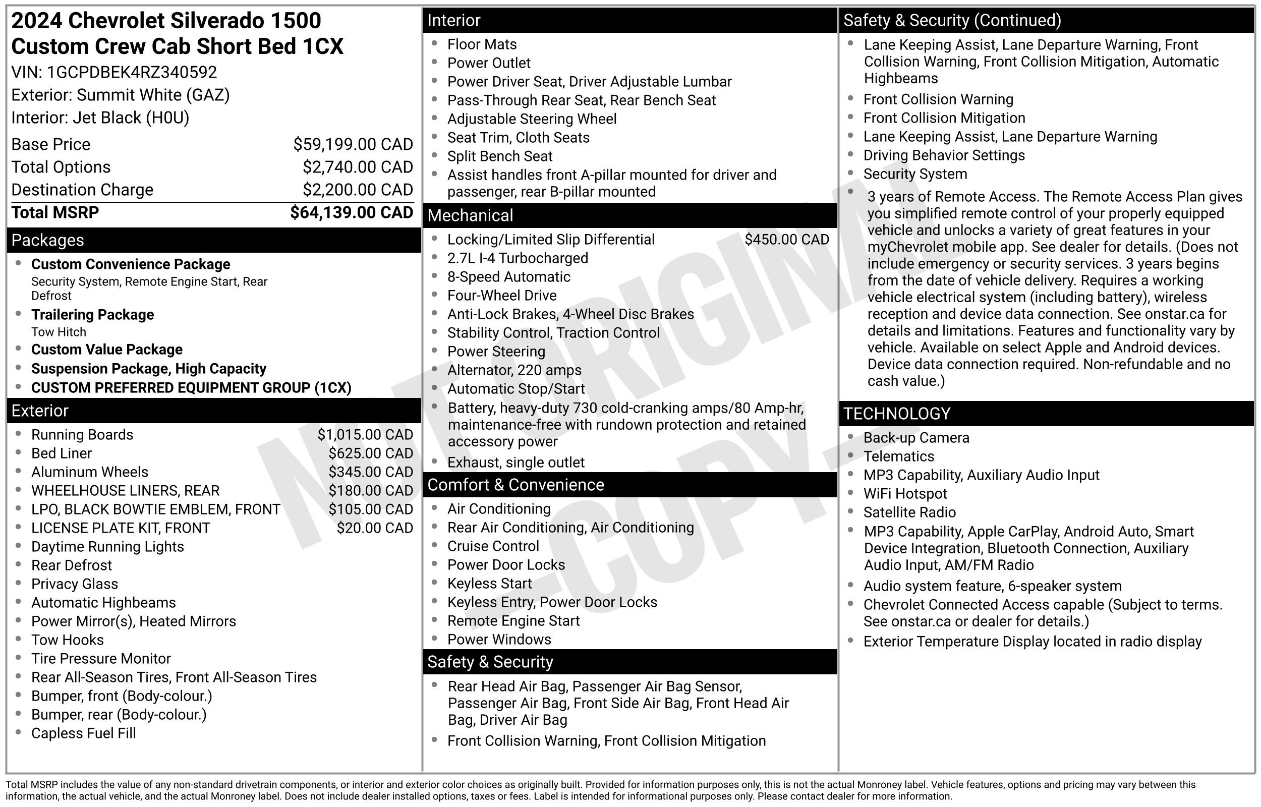 Used 2024 Chevrolet Silverado 1500 Custom AWD/4WD image 2