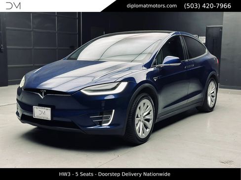 Used 2019 Tesla Model X Long Range AWD/4WD image 1